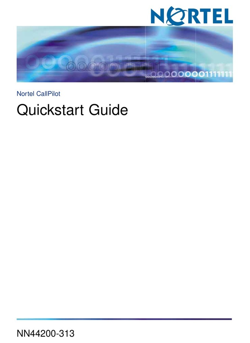 Nortel CallPilot quick start guide