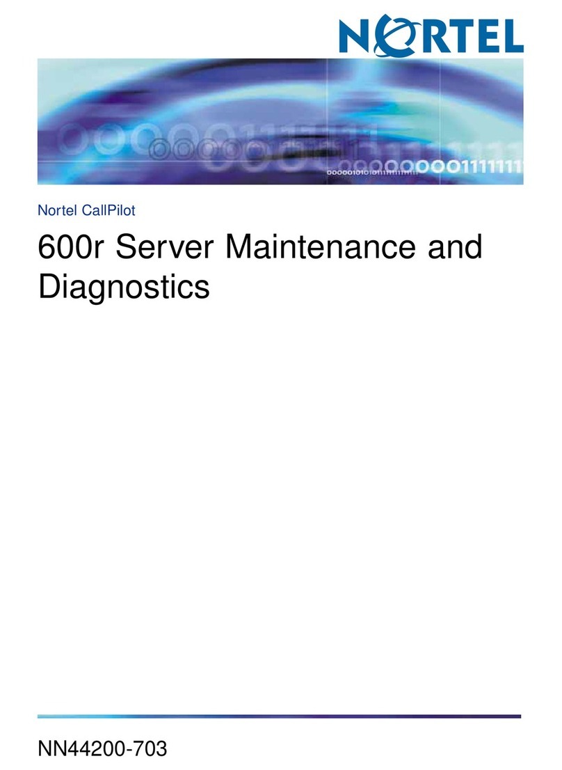 Nortel CallPilot User manual