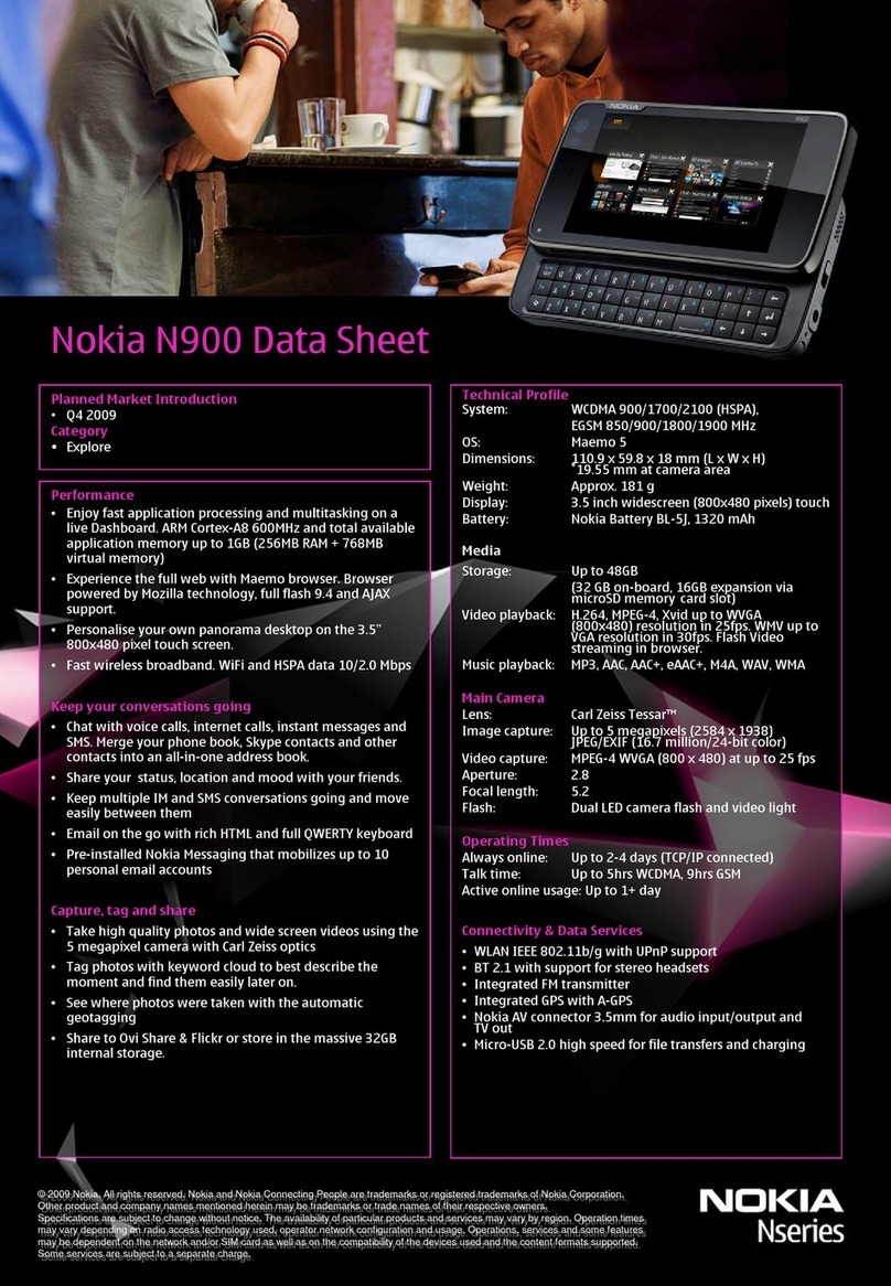 Nokia N900 User manual Nokia N900 User manual