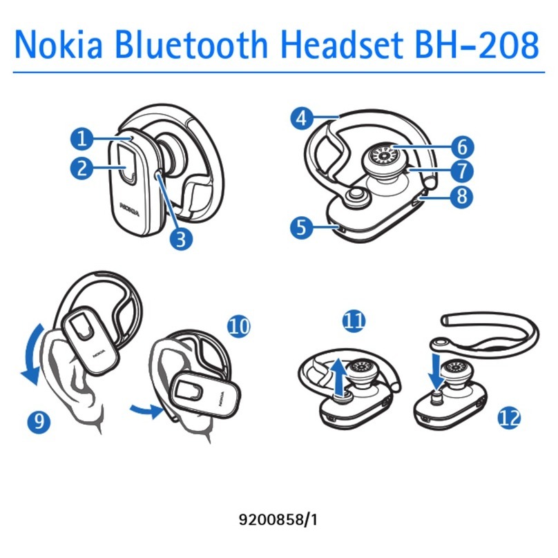 Nokia BH-208 user guide