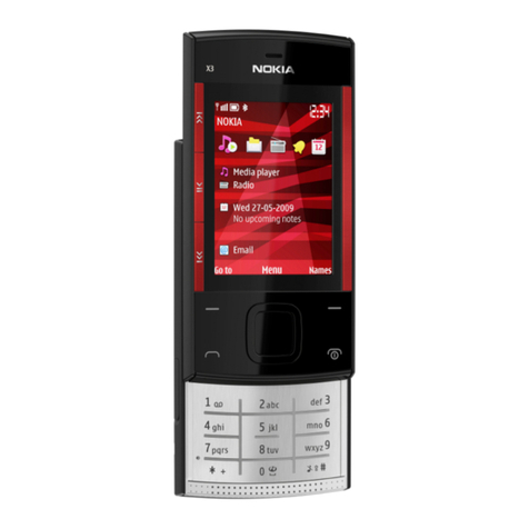 Nokia X3 User manual