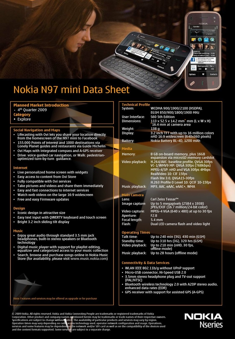 Nokia NOKIA N97 mini User manual