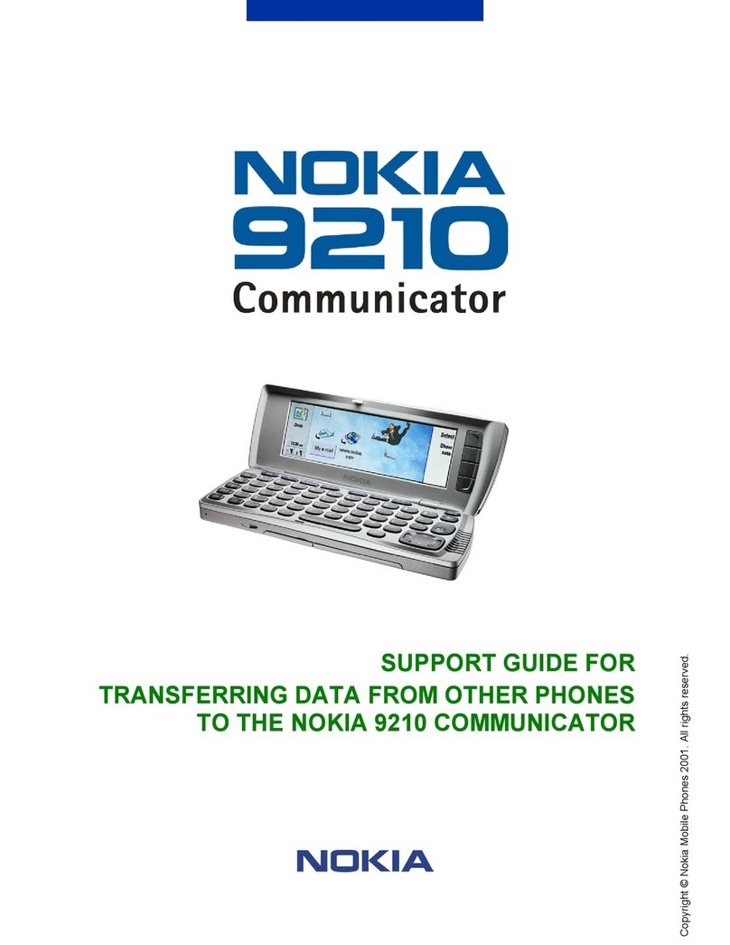 Nokia Communicator 9210 Instruction Manual