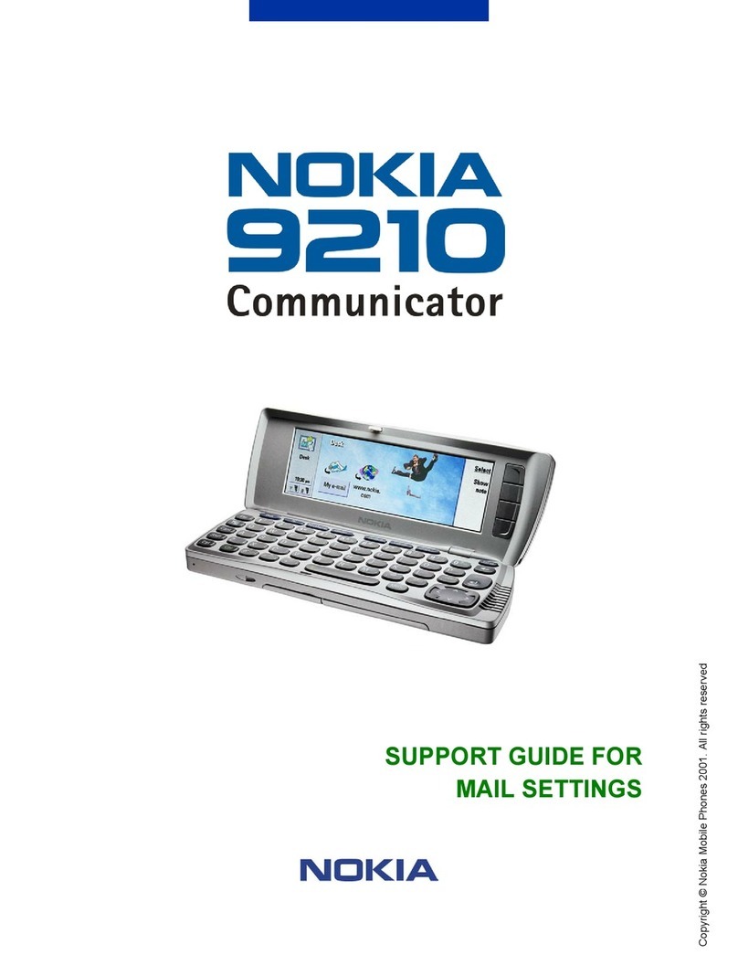 Nokia Communicator 9210 User manual