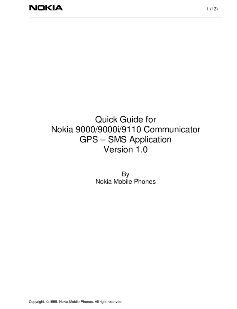 Nokia 9000 User manual