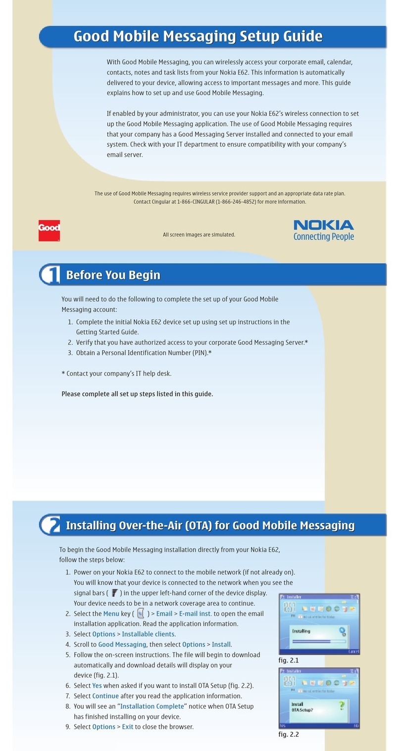 Nokia E62 User manual