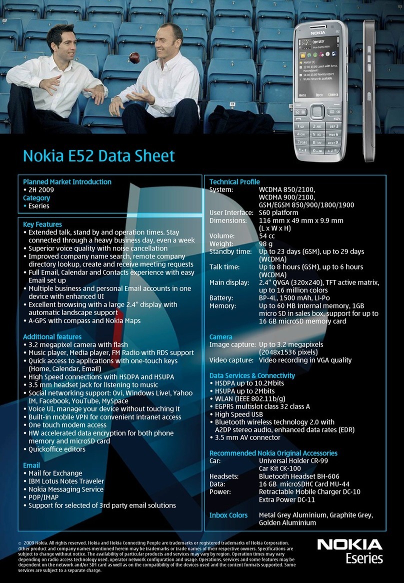 Nokia E52 User manual