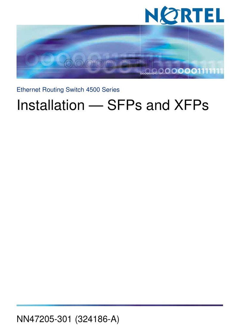 Nortel 4526 User manual