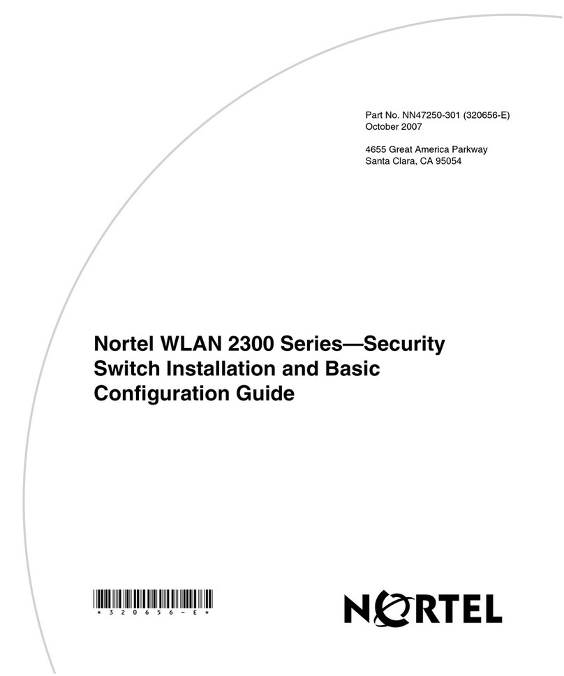Nortel 2382 Configuration guide Nortel 2382 Configuration guide