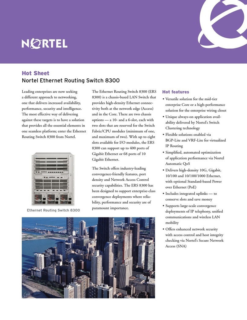Nortel 8005DC User manual Nortel 8005DC User manual