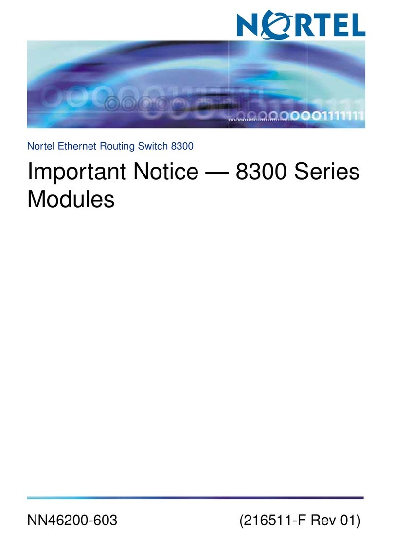 Nortel 8300 Series Operation and maintenance manual