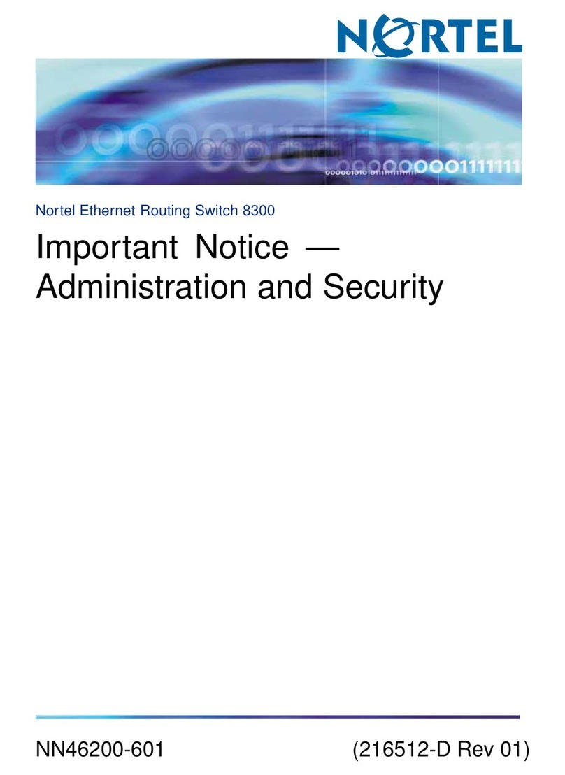 Nortel 8300 Series Operation and maintenance manual