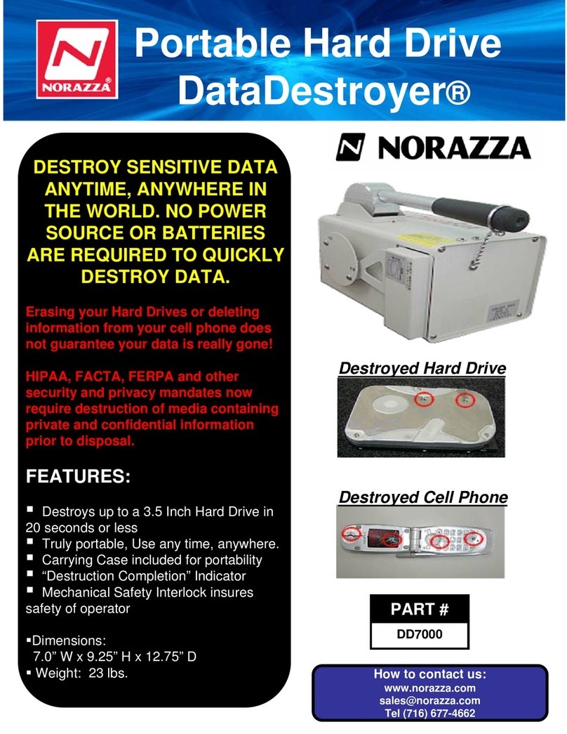 Norazza Data Destroyer DD7000 Features