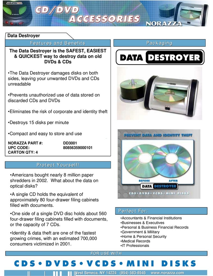 Norazza DD3001 features and benefits