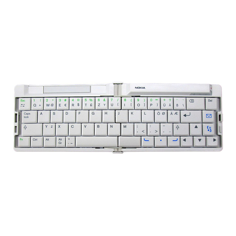 Nokia SU-8W - Wireless Keyboard User manual