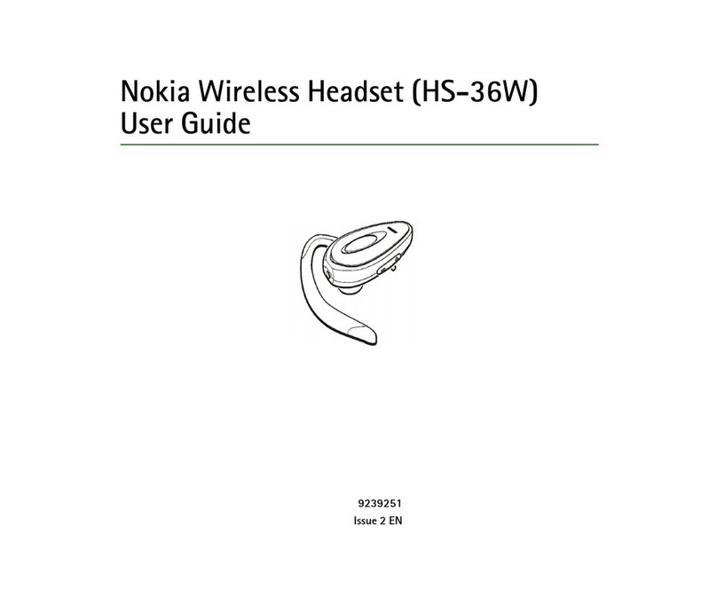 Nokia HS 36W User manual