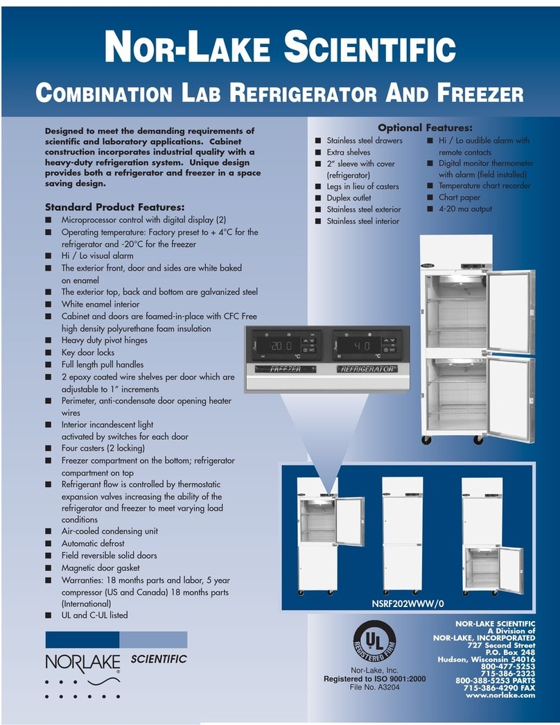 Norlake NSRF202WWW/0 Specifications