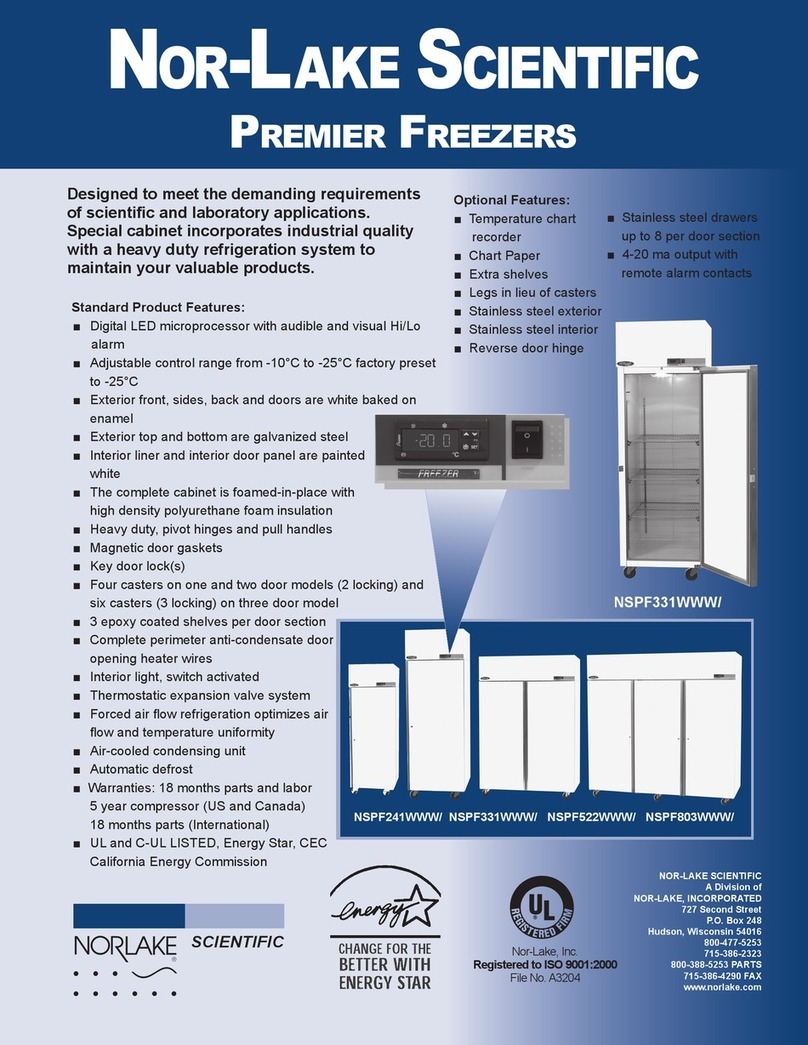 Norlake NSPF241WWW Specifications