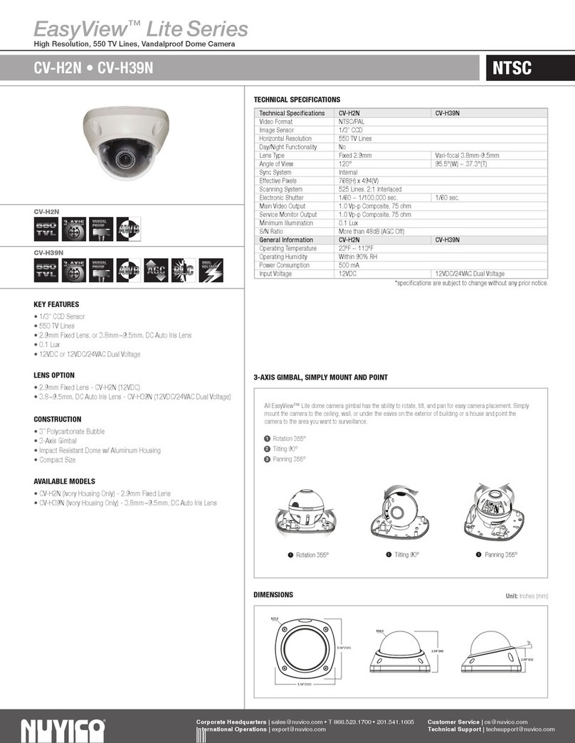 Nuvico CV-H2N User manual