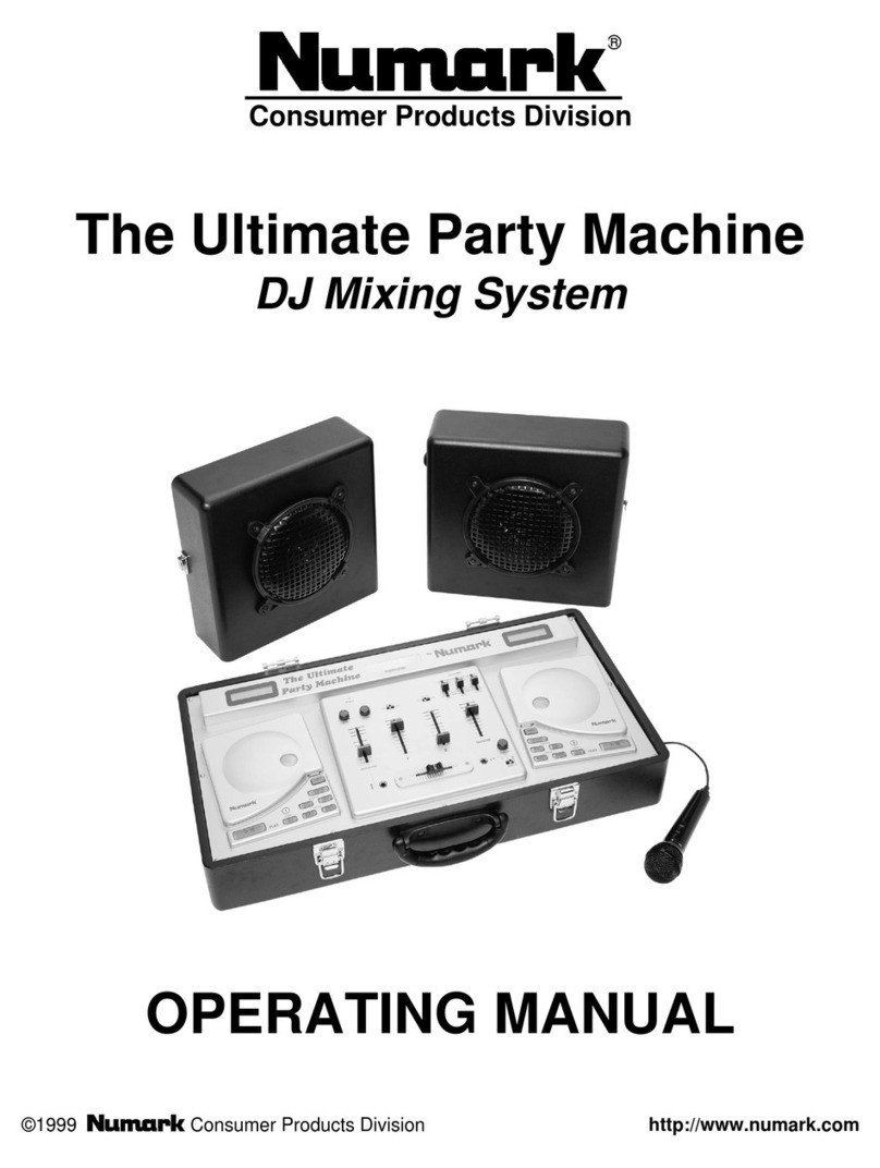 Numark UPM User manual