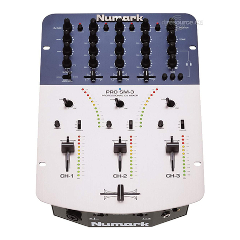 Numark PRO SM-3 User manual
