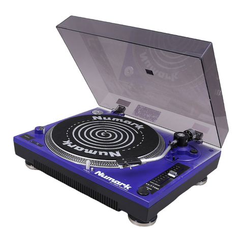 Numark TT1700 owner's manual