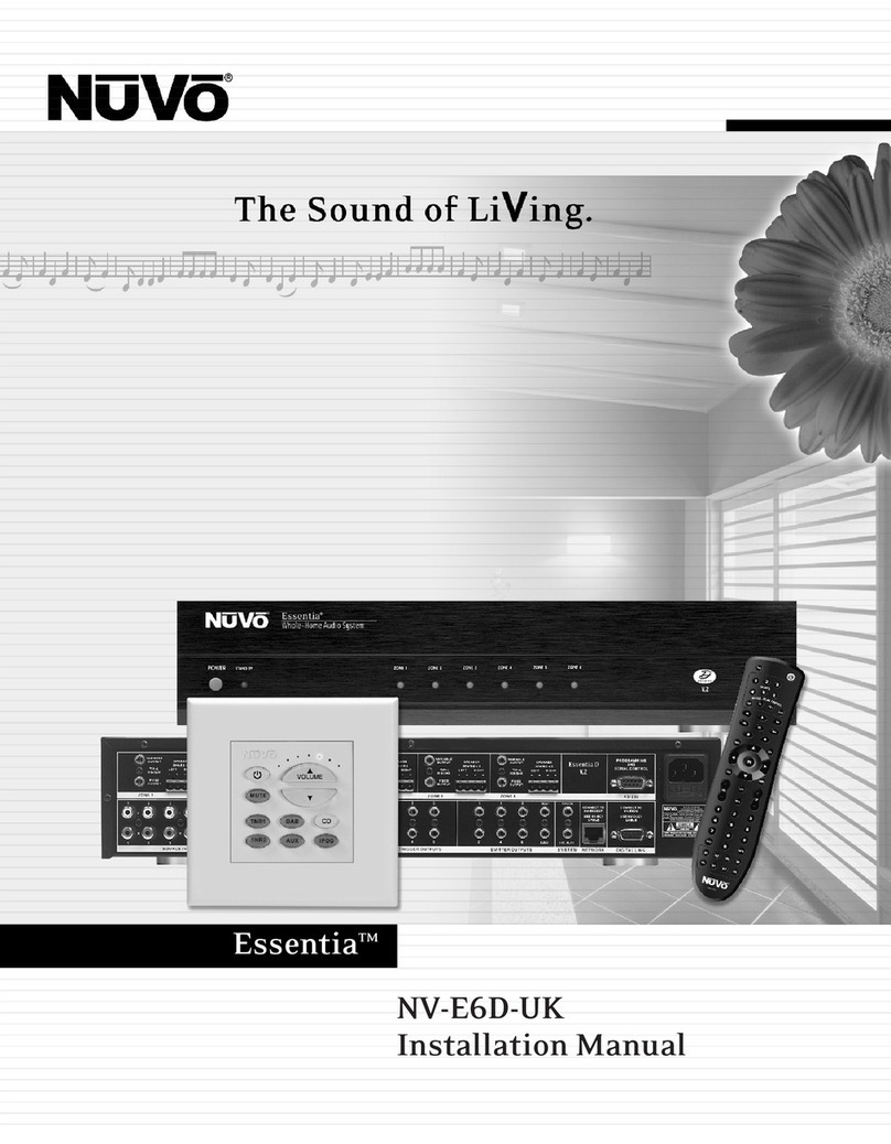 Nuvo NV-LRC1 installation manual