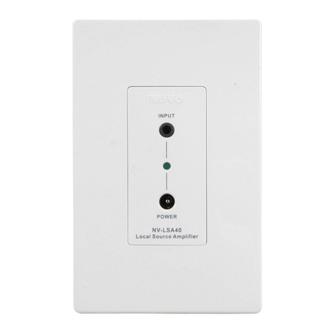 Nuvo NV-LSA40 Instruction Manual