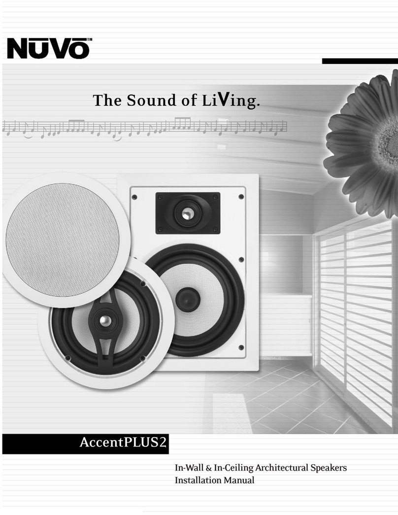 Nuvo AccentPLUS2 NV-AP18RS installation manual