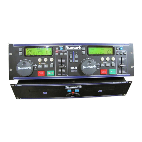Numark CDN24 User manual Numark CDN24 User manual