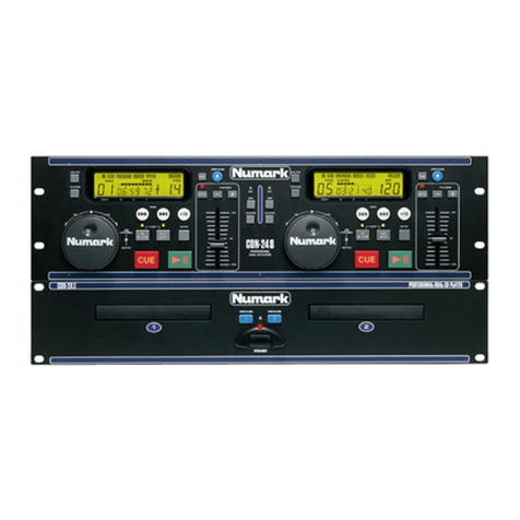 Numark CDN-24S User manual Numark CDN-24S User manual