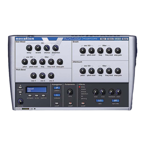 Novation V-Station user guide Novation V-Station user guide
