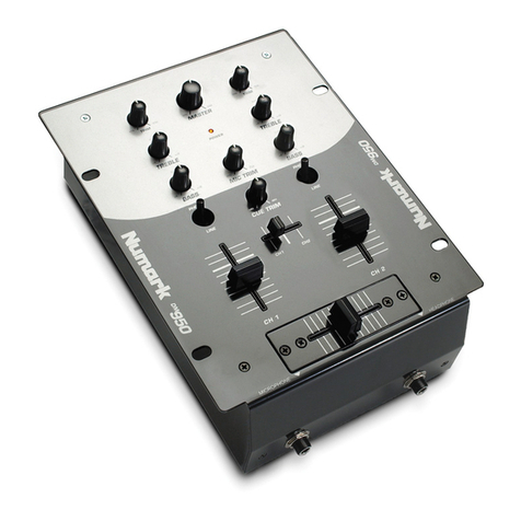 Numark DM-950 Quick start owner's manual