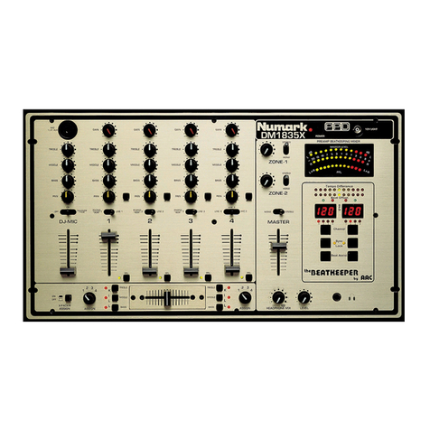 Numark DM 1835X User manual