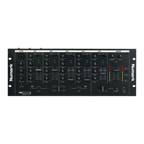 Numark CM200USB Quick start owner's manual