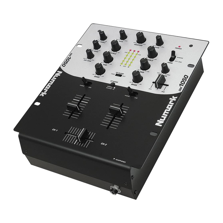 Numark DM1050 Technical document