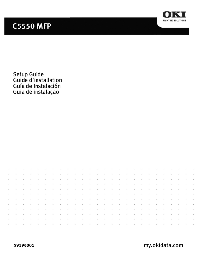 Oki C5550 MFP User manual