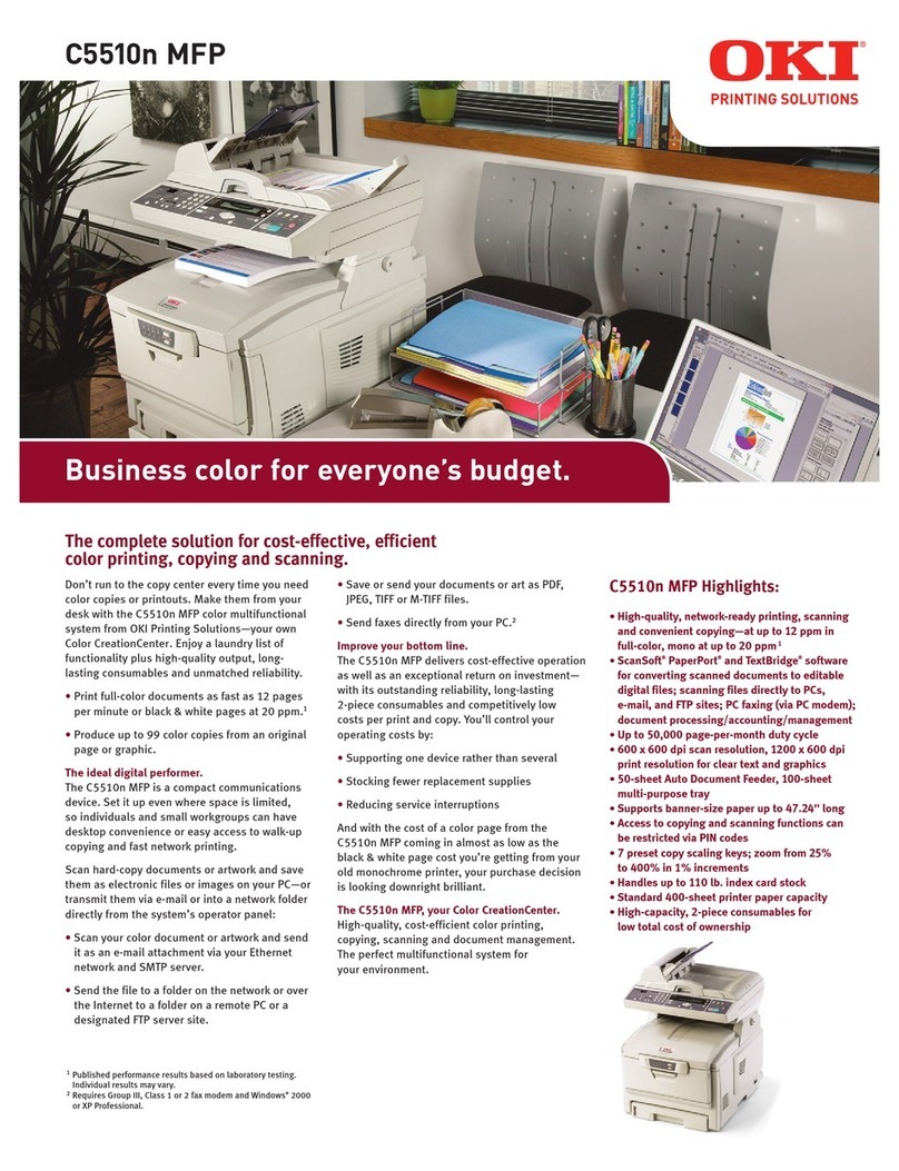 Oki C5510n MFP User manual