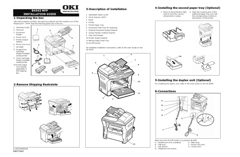 Oki B4545 MFP User manual
