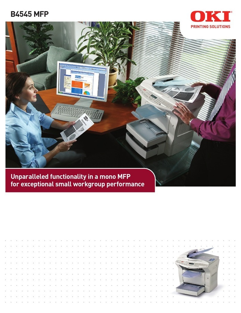 Oki B4545 MFP User manual Oki B4545 MFP User manual