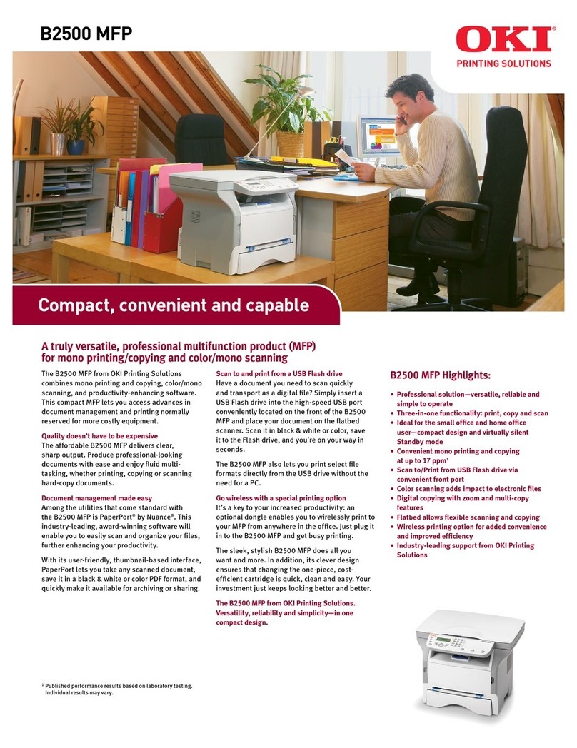 Oki B2500 User manual