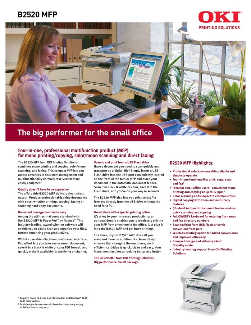 Oki B2520 User manual