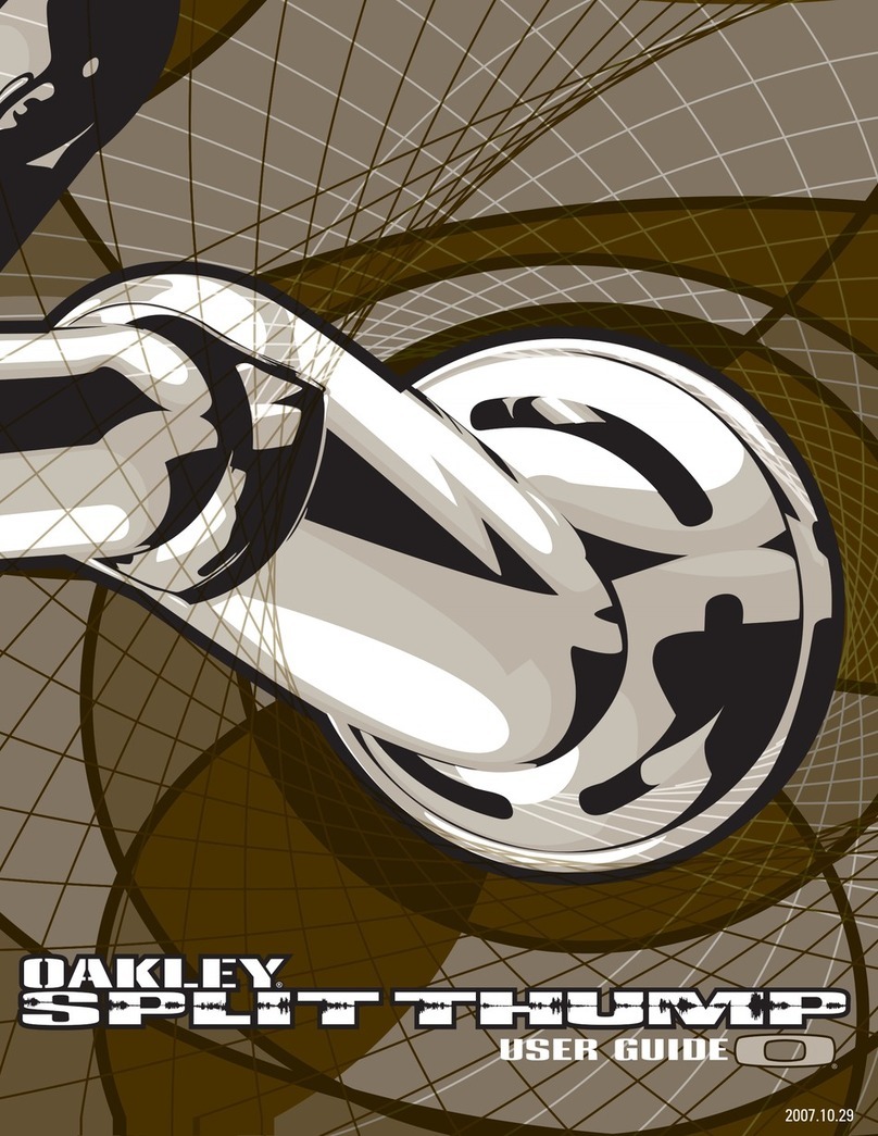 Oakley Split Thump User manual