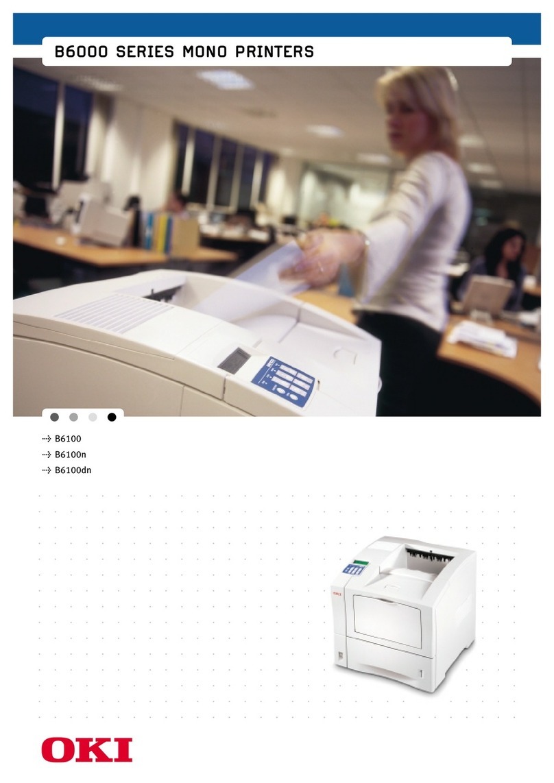 Oki B 6100 User manual