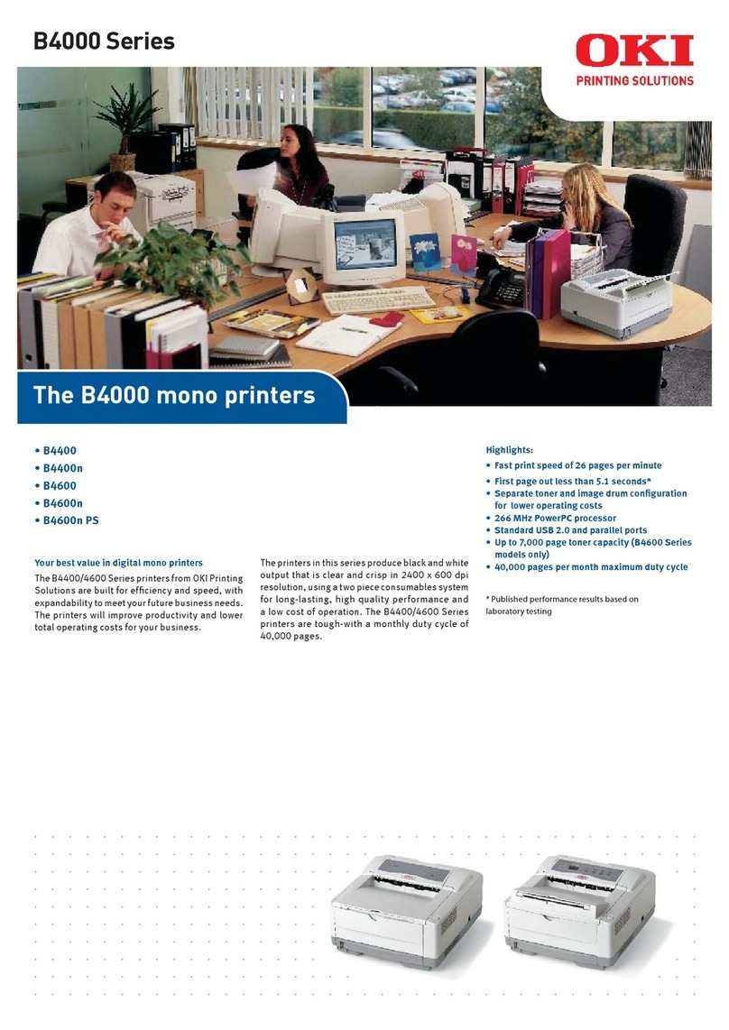 Oki B4400 Series User manual
