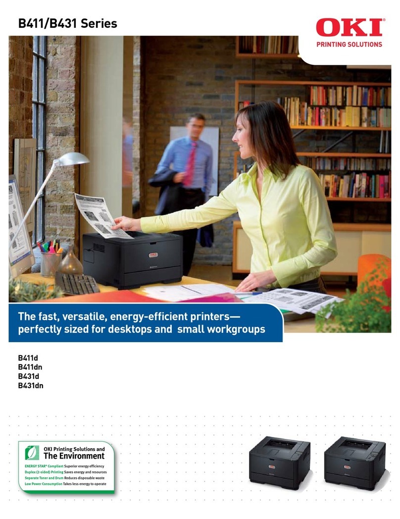 Oki B411d User manual