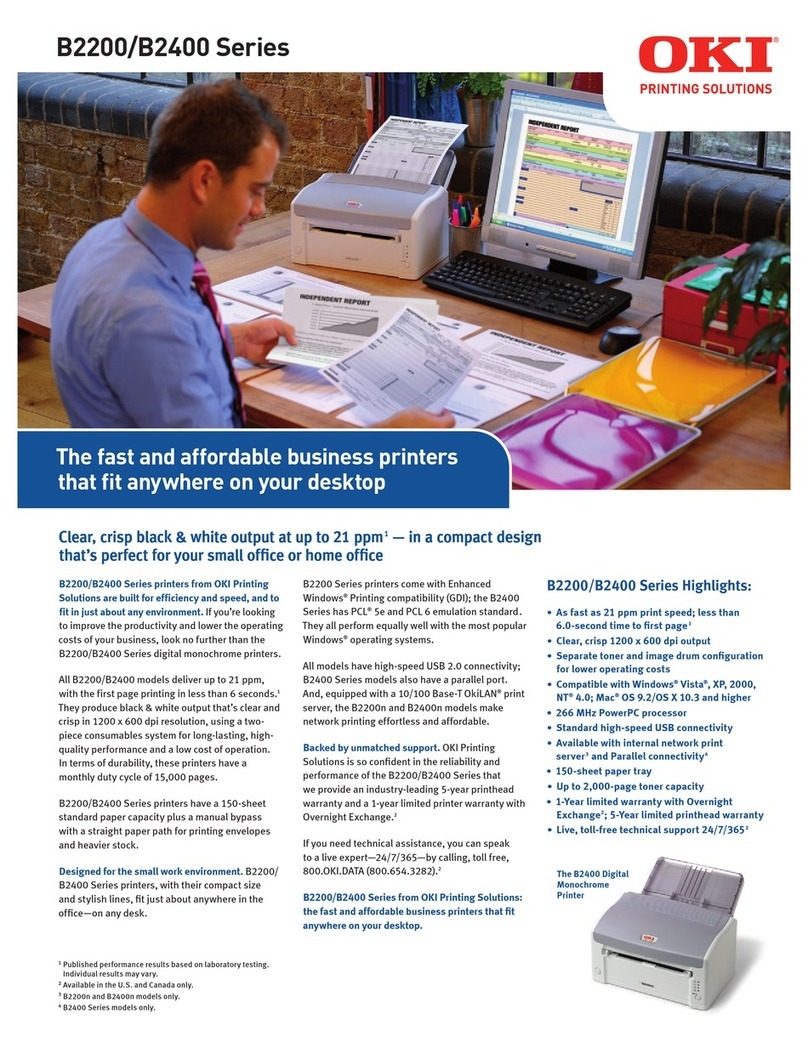 Oki B2200 User manual