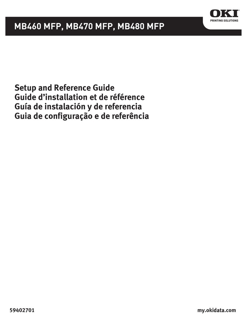 Oki MB470 User manual