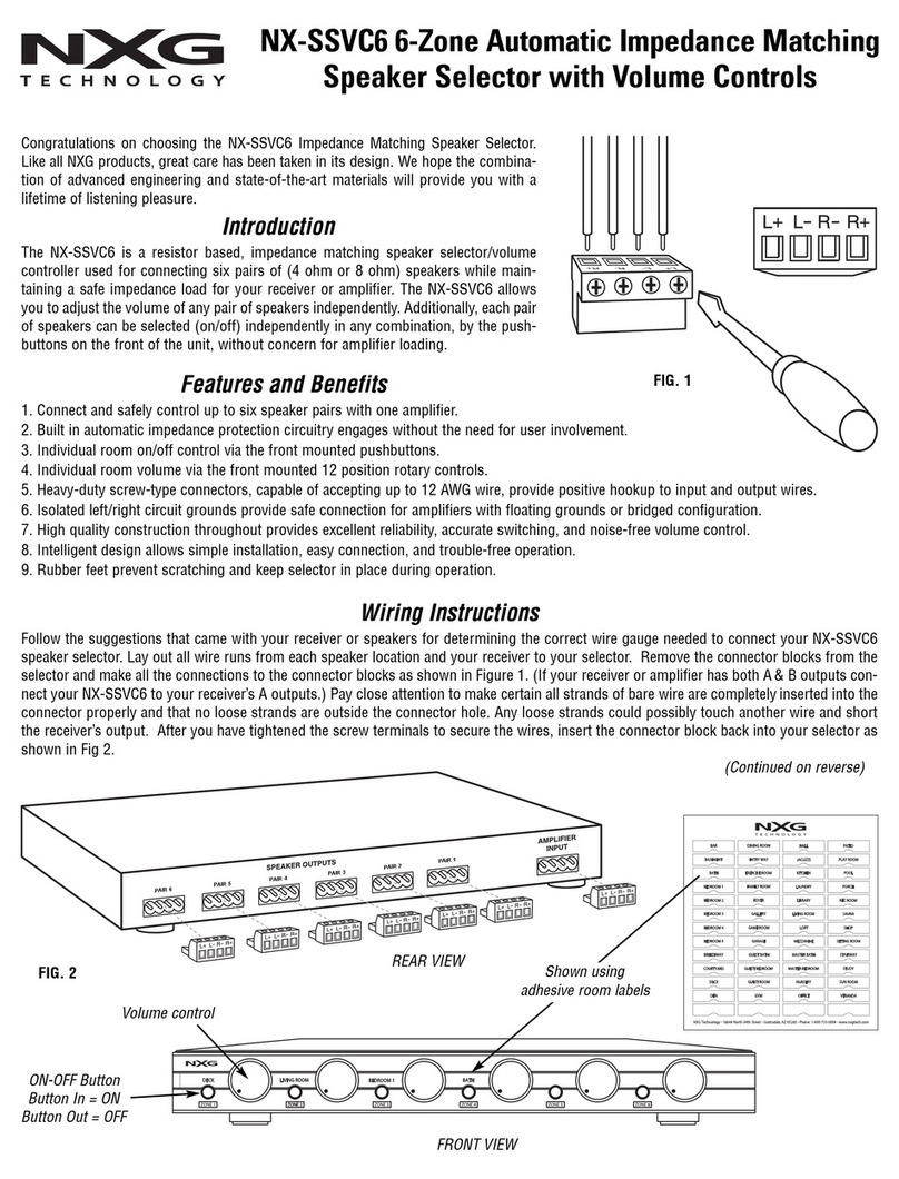 Nxg SSVC6 manual