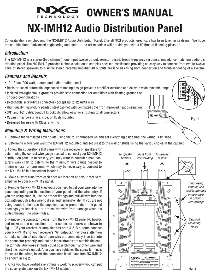 Nxg IMH12 owner's manual